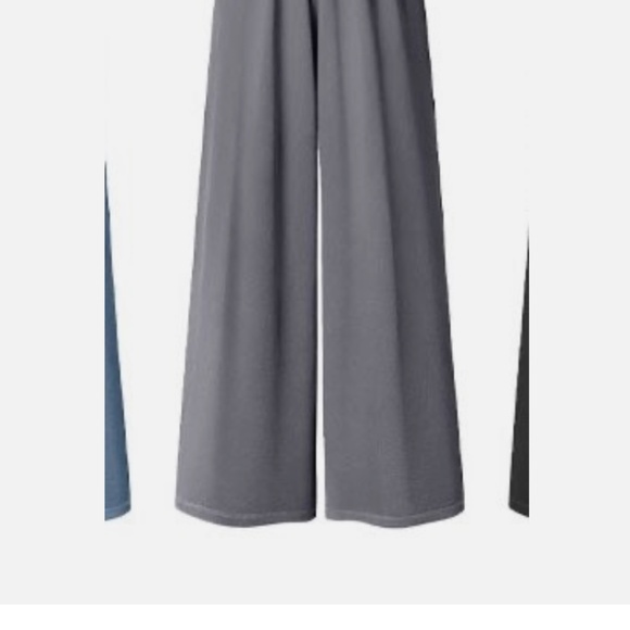 OQQ Women's Romper Sleeveless Square Neck Wide Leg, Sz Small, NWOT - Picture 2 of 7